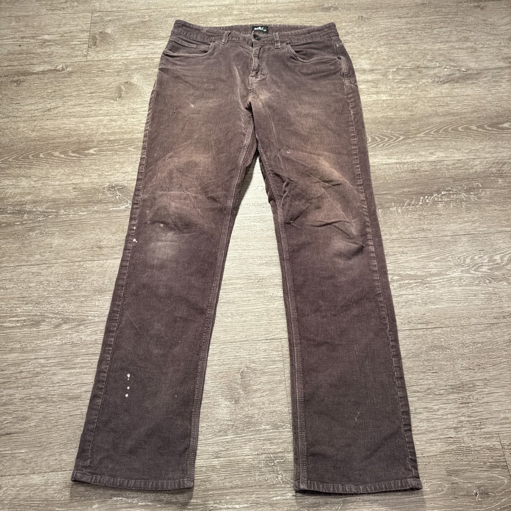 Oneill Pants Mens 31 Brown Corduroy‎ Skater 90s Surfer 31x30 Y2K Outdoor Casual